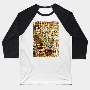 Haywire Abstract Baseball T-Shirt